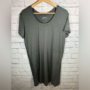 Columbia "Spring Ave" Dress grey tshirt pocket outdoor dress women’s size medium